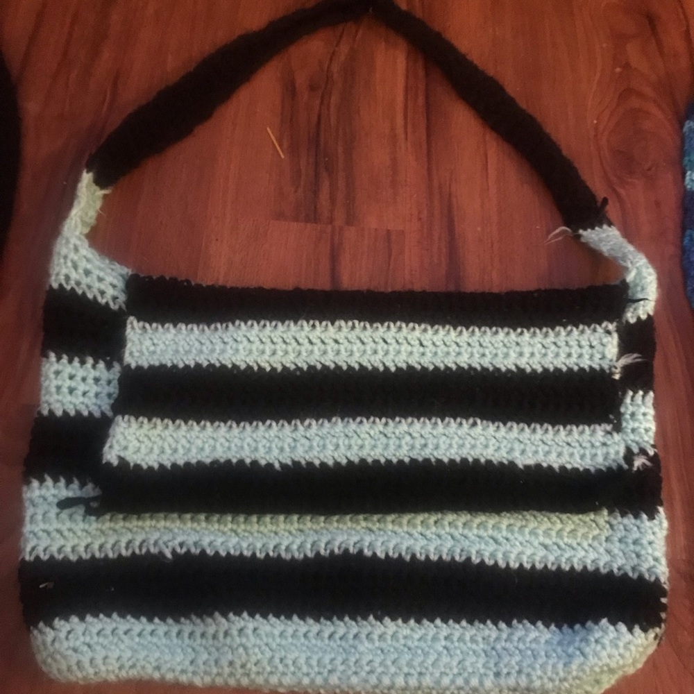 Crocheted a bag